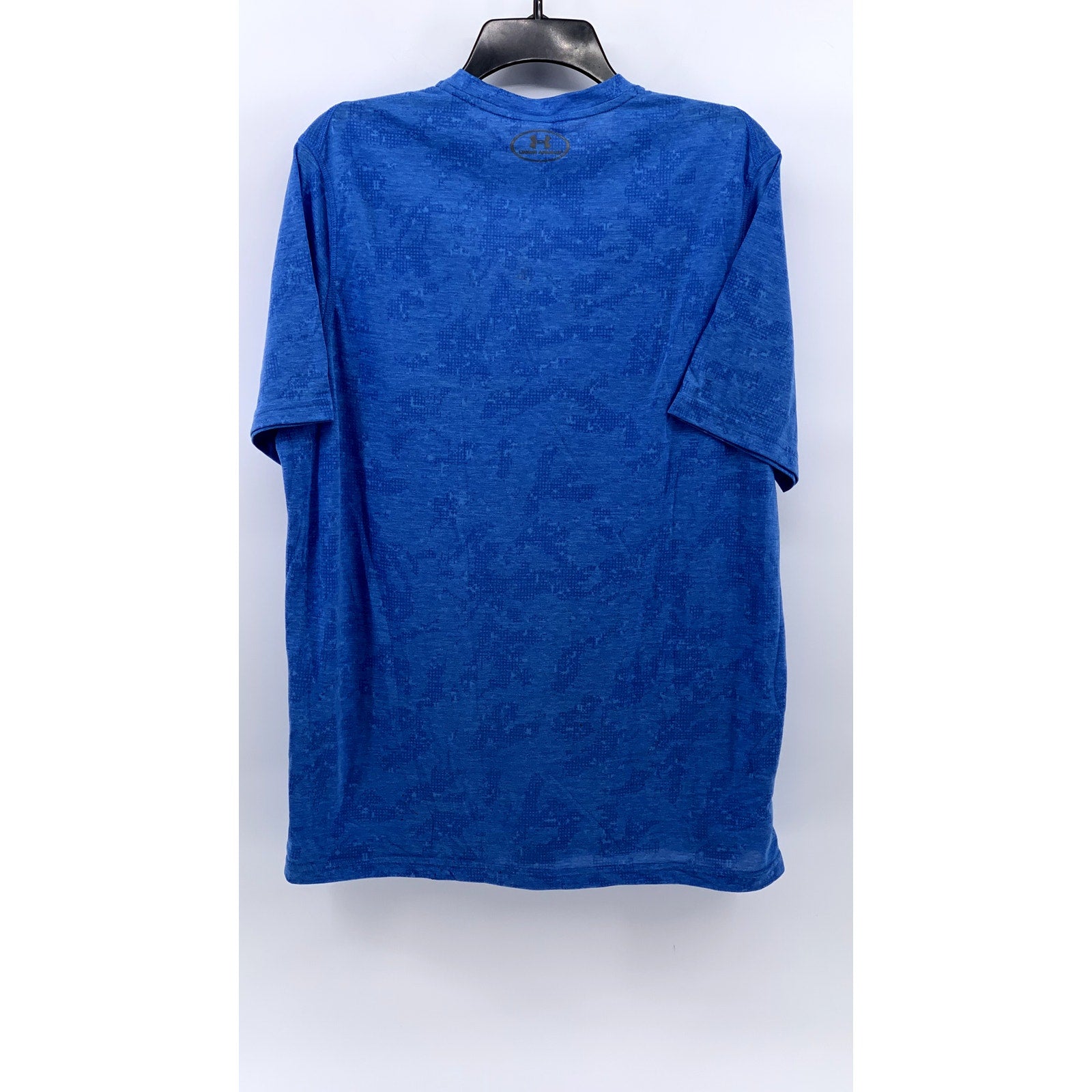 UNDER ARMOUR Men's Blue HeatGear Loose Fit Logo T-Shirt SZ L
