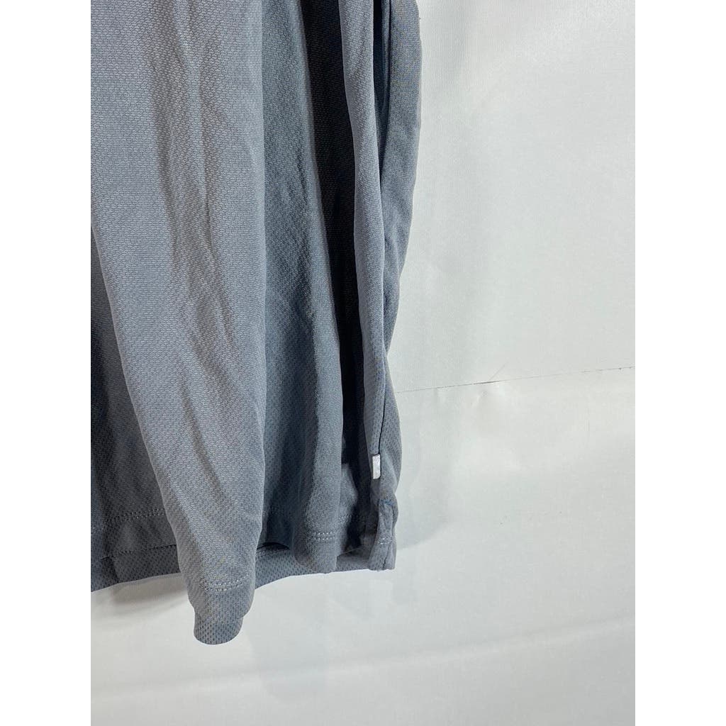 TOMMY BAHAMA Men's Gray IslandZone Short Sleeve Polo Shirt SZ 3XL