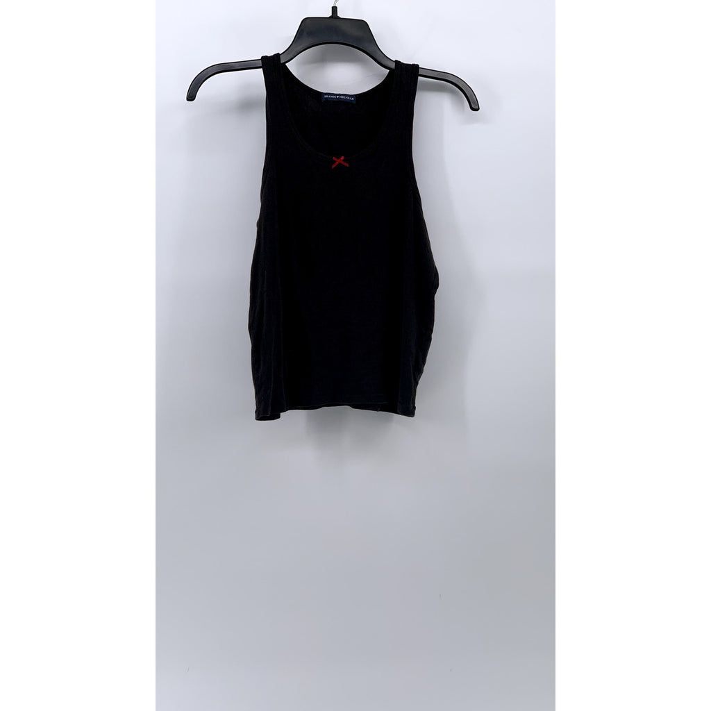 BRANDY MELVILLE Women's Black Scoop-Neck Casual Pullover Tank Top SZ OS