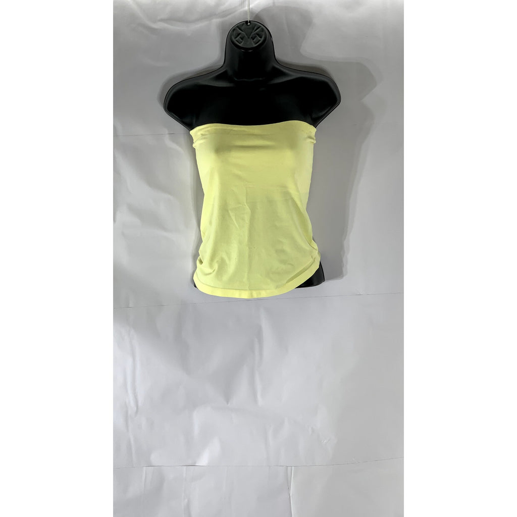 FREE PEOPLE INTIMATELY Women's Yellow Bandage Strapless Top SZ M/L