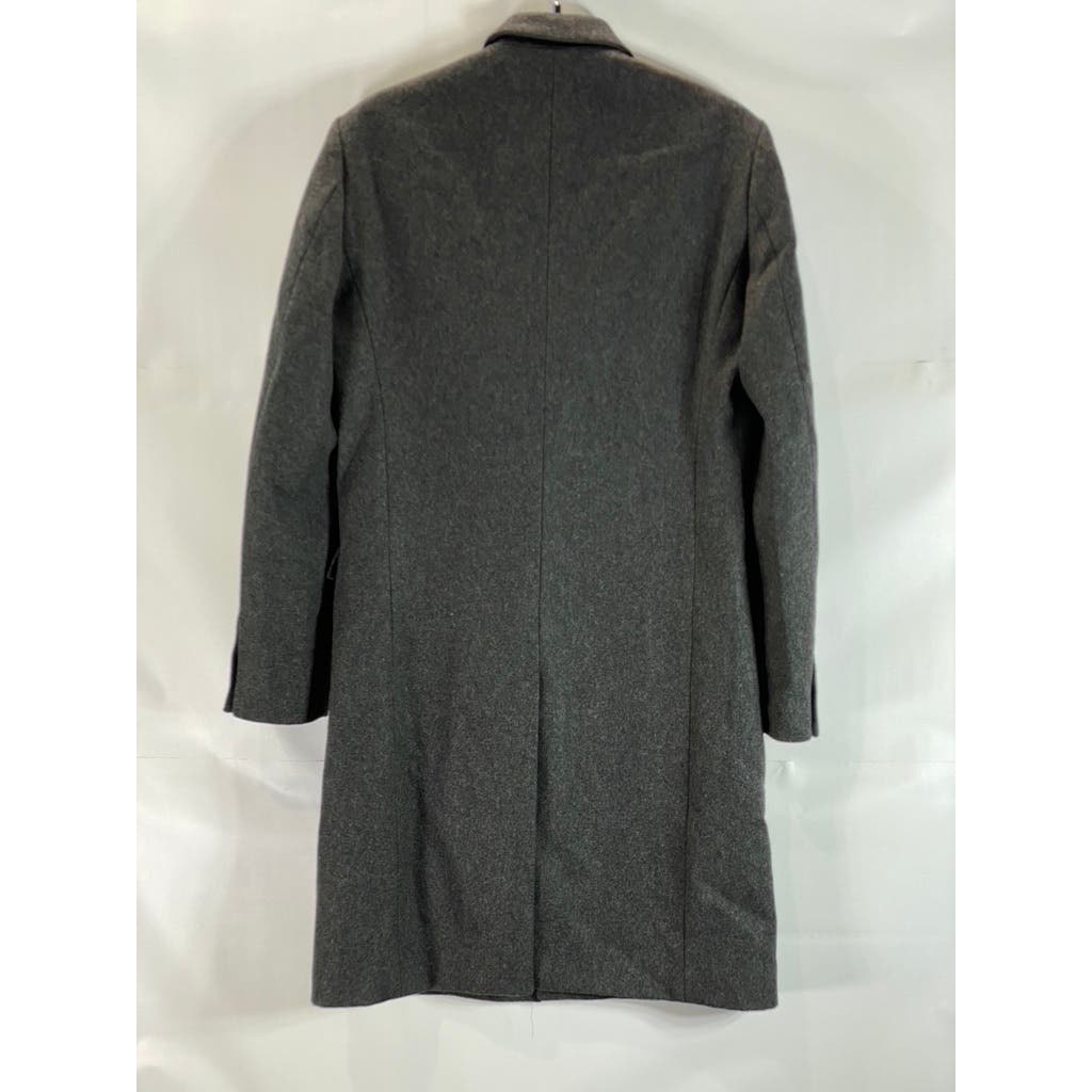 THE KOOPLES Men's Charcoal Classic Feltro Three-Button Coat SZ 44(US XS)