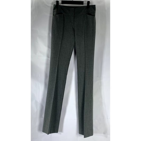 THE LIMITED Women's Dark Gray Long Straight-Leg Cassidy Fit Pant SZ 00L