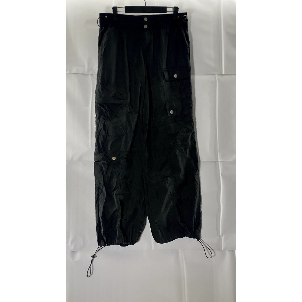 BDG By Urban Outfitters Women's Black Jemma Nylon Mid-Rise Cargo Pants SZ S