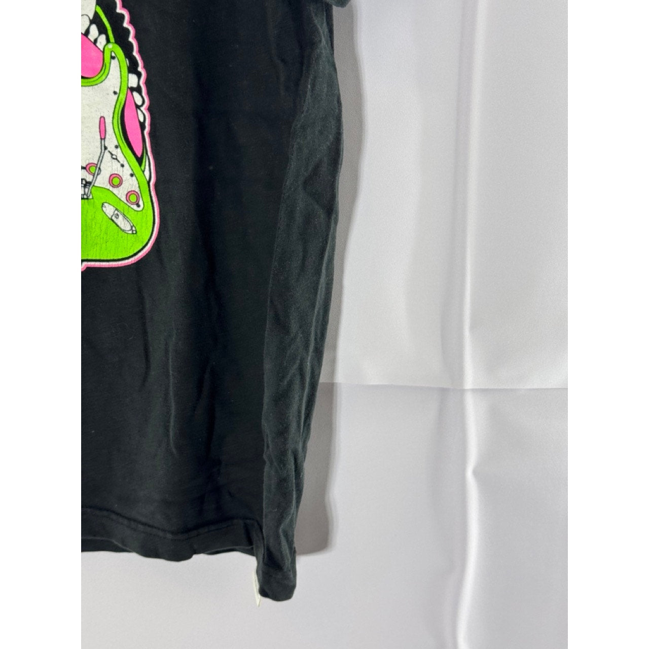 SUMMER SONIC Women's Black/Multi Music Festival Short Sleeve T-Shirt SZ XL