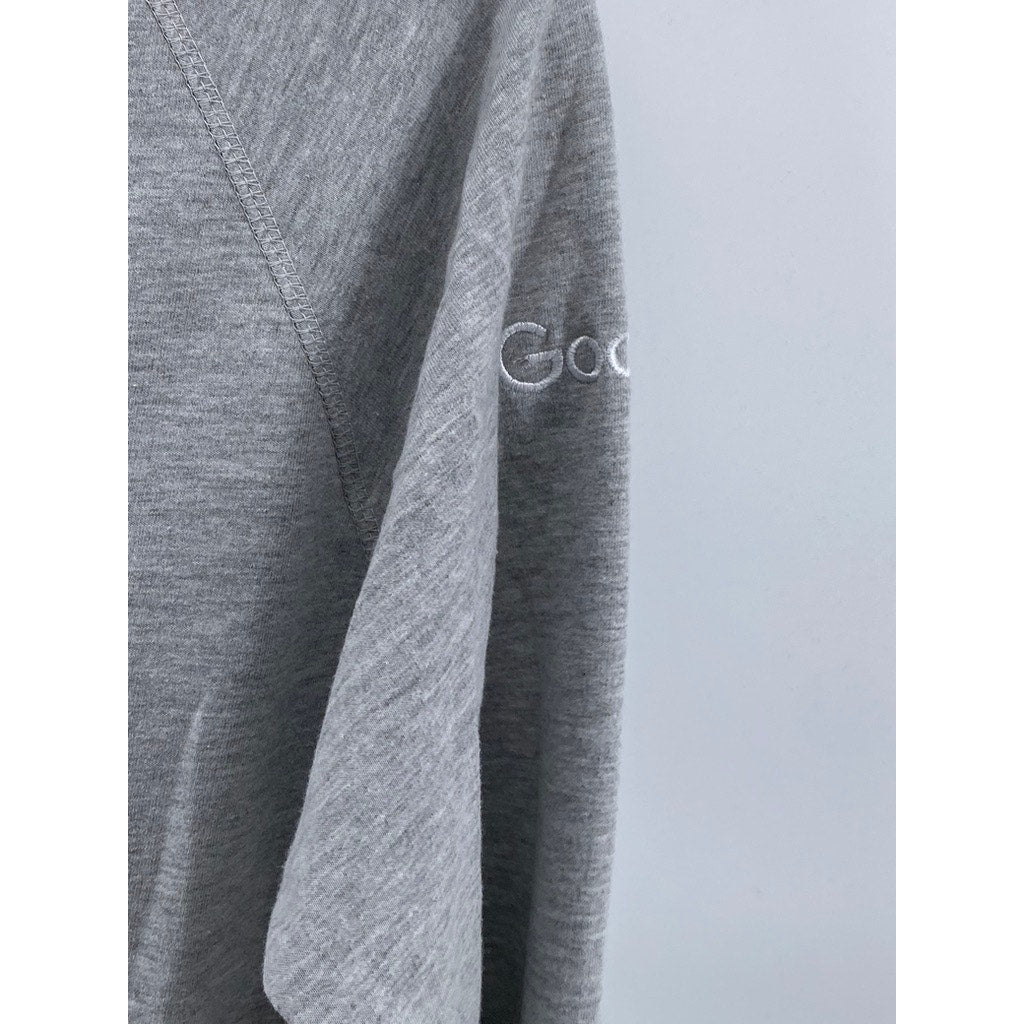 GOOGLE Women's Gray Crewneck Long Sleeve Women Labs Logo Sweatshirt SZ M