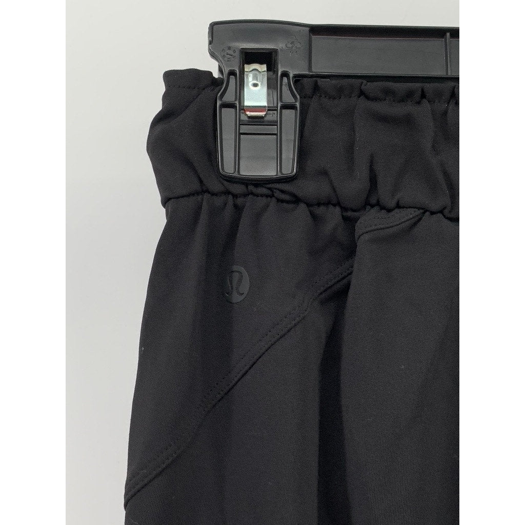 LULULEMON Women's Black Solid Pull-On Active Jogger Pants SZ 4