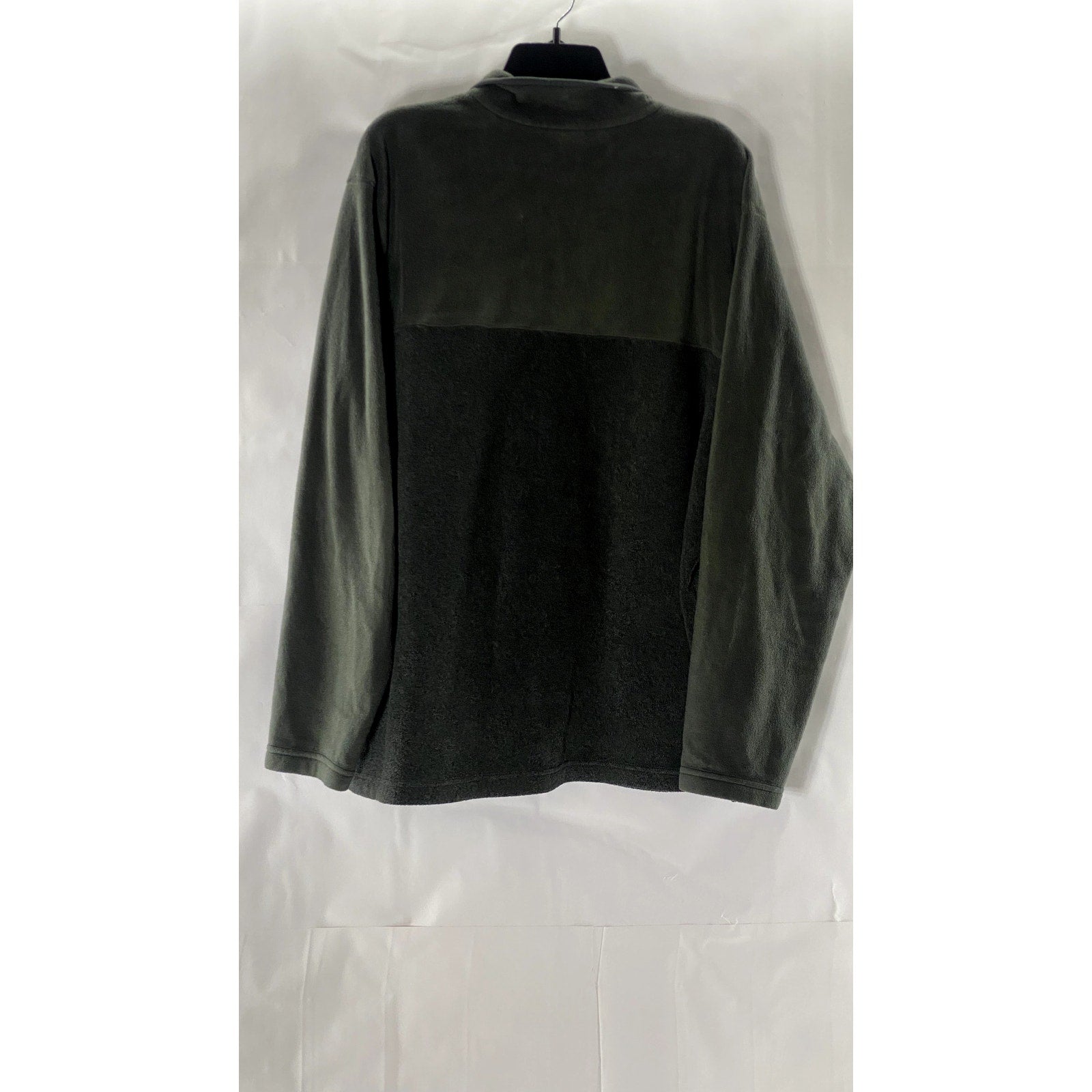 COLUMBIA Men's Gray Steen Mountain Fleece Half-Snap Pullover Sweater SZ 2XL