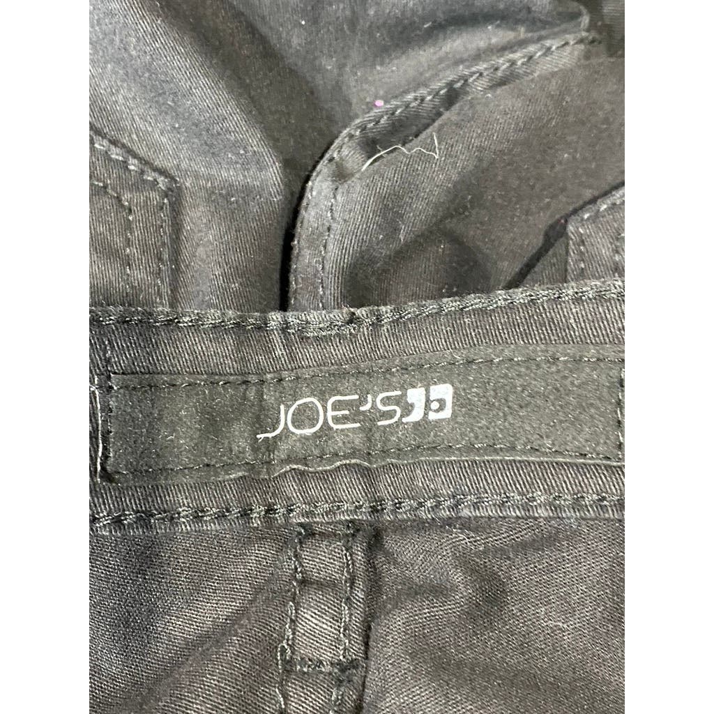 JOE'S JEANS Women's Solid Black Five-Pocket Skinny-Leg Ankle Jeans SZ 18