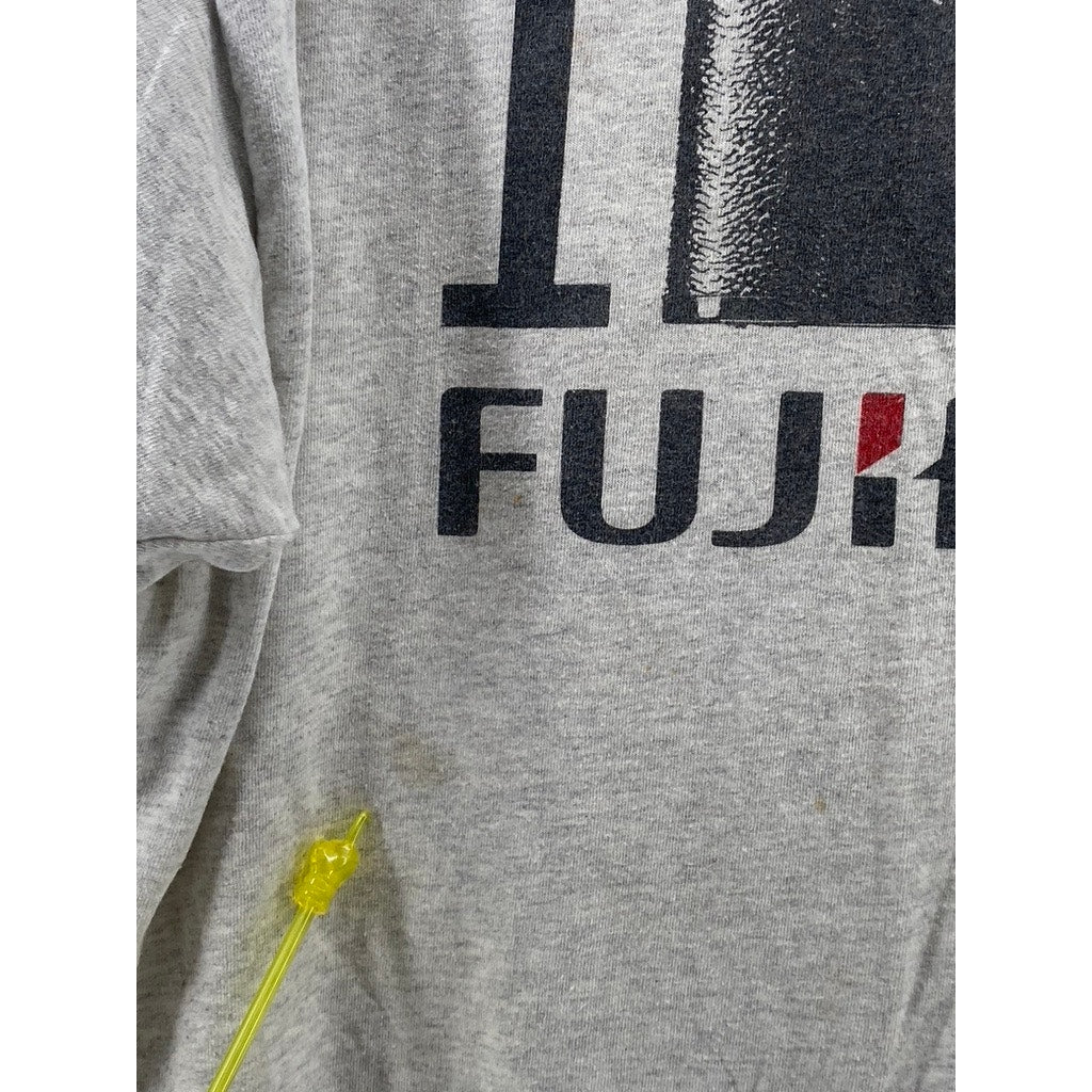 GILDAN Men's Heather Gray I Love FujiFilm Crewneck Short Sleeve T-Shirt SZ XL