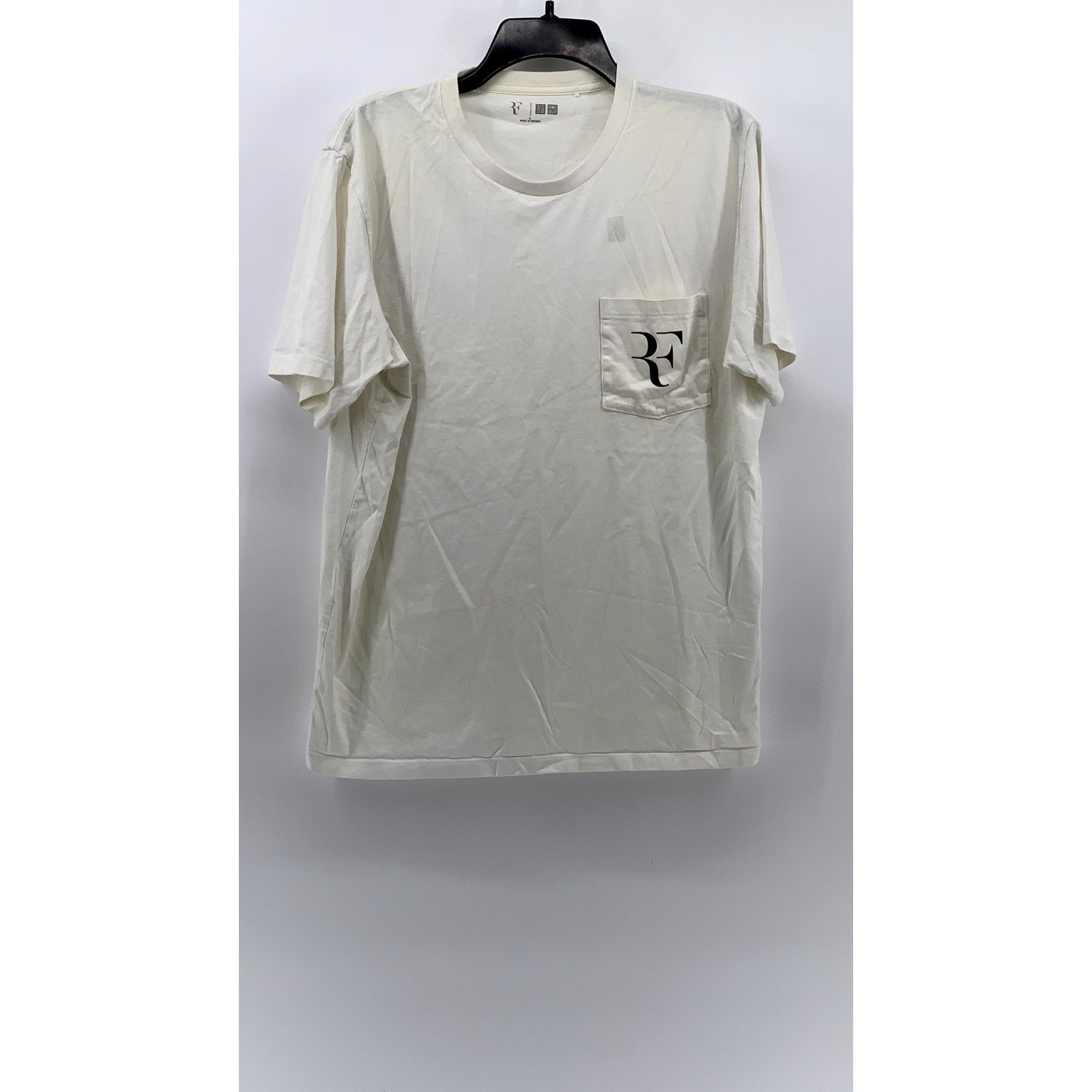 UNIQLO Men's White RF Short Sleeve Pocket Graphic T-Shirt SZ L