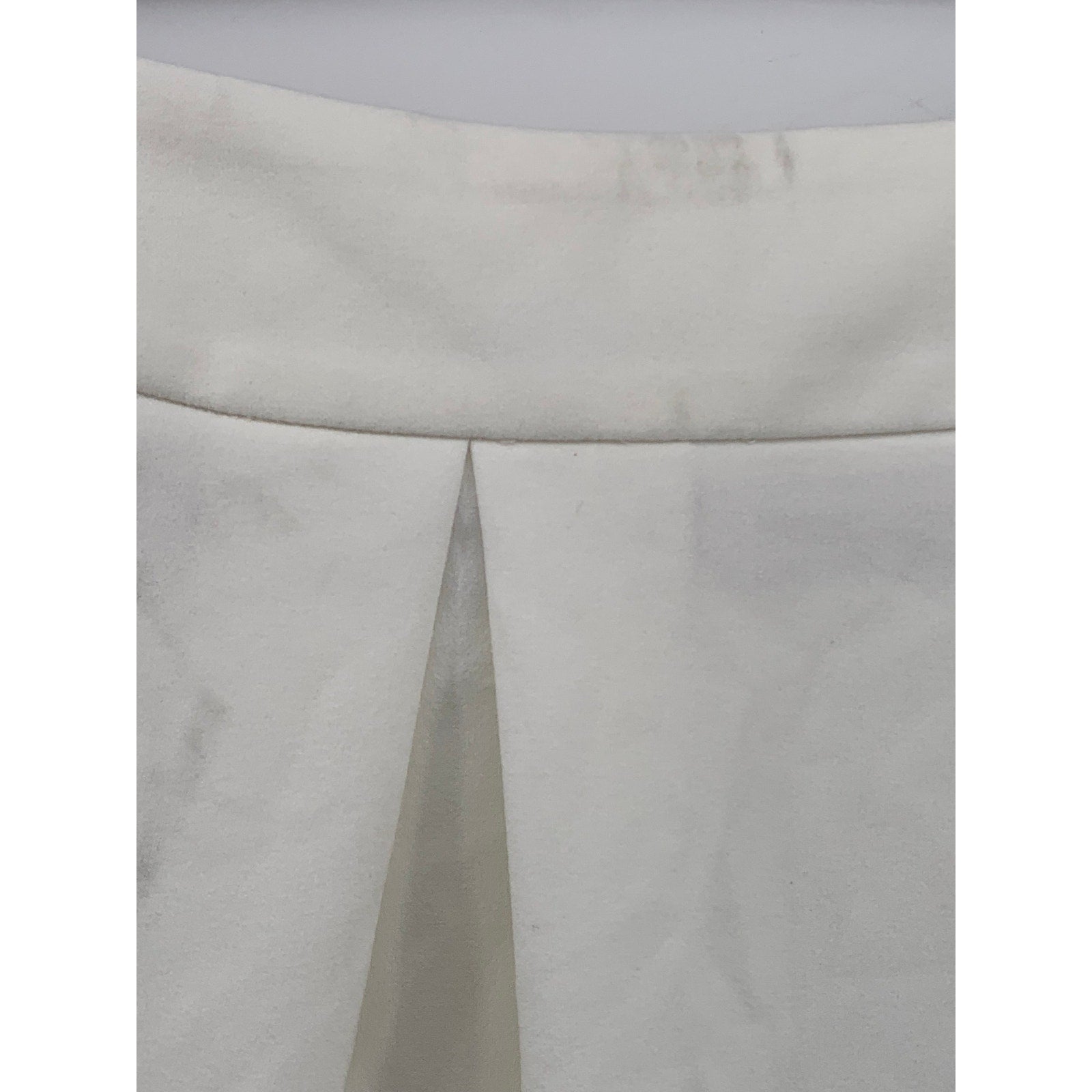 CALVIN KLEIN Women's Plus White Pleated Scuba A-Line Knee-Length Skirt SZ 20W