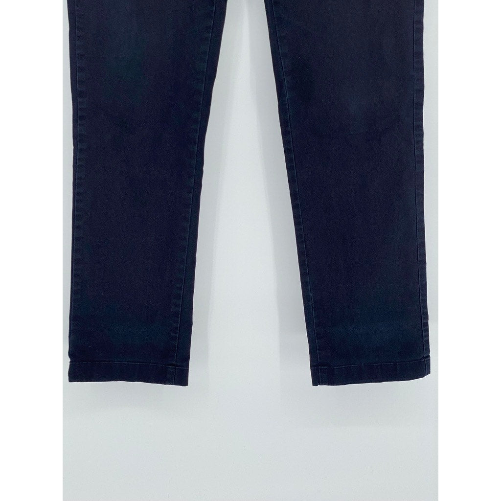 UNIQLO Men's Navy Blue Regular-Fit Straight-Leg Chino Pants SZ 32X34