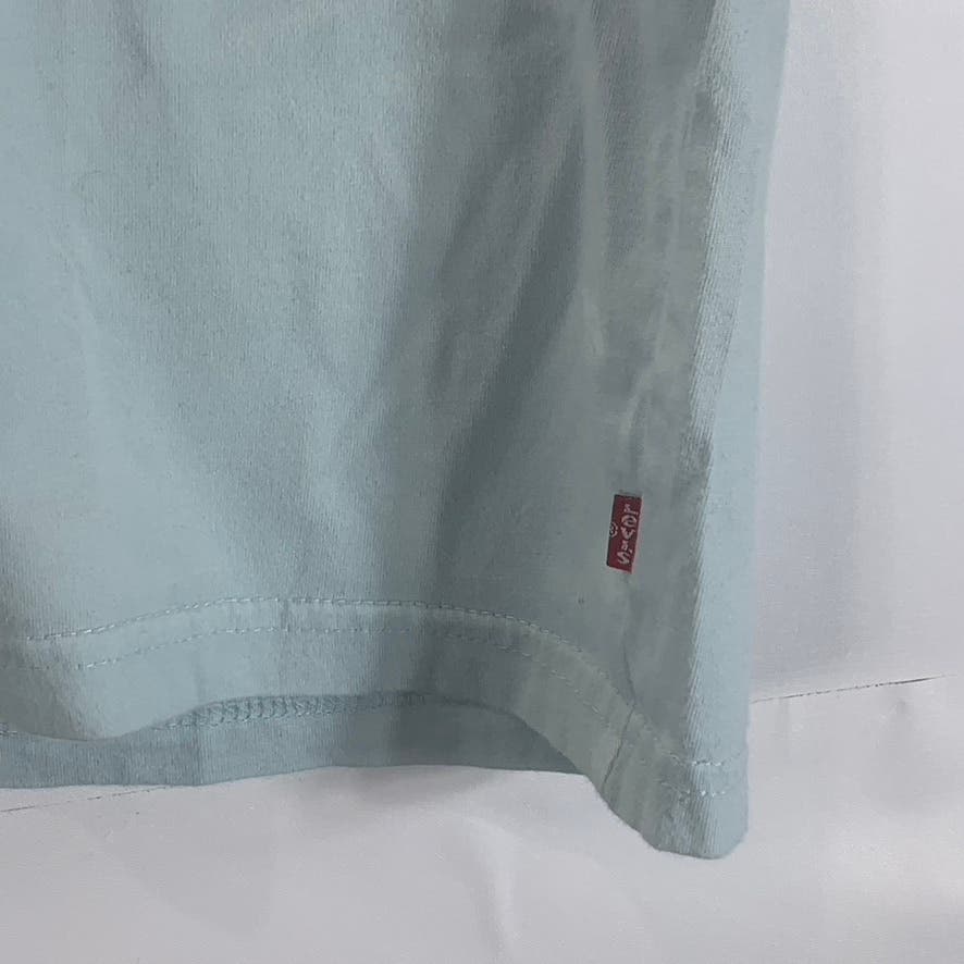 LEVI'S Men's Logo Relaxed Fit Mint Green Short Sleeve T-Shirt SZ M