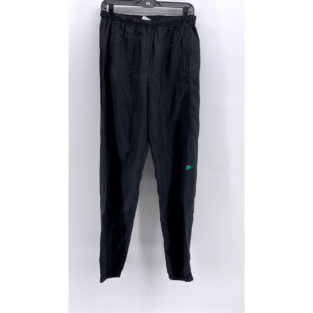 NIKE Women's Black Nylon Zipper-Hem Active Pants SZ M