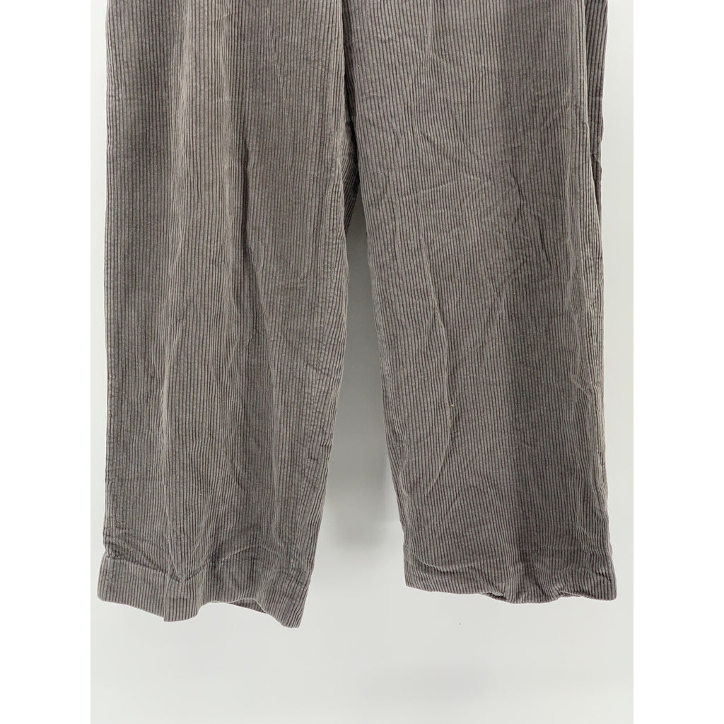 COS Men's Gray Corduroy Relaxed Fit Straight-Leg Casual Pant SZ 34R