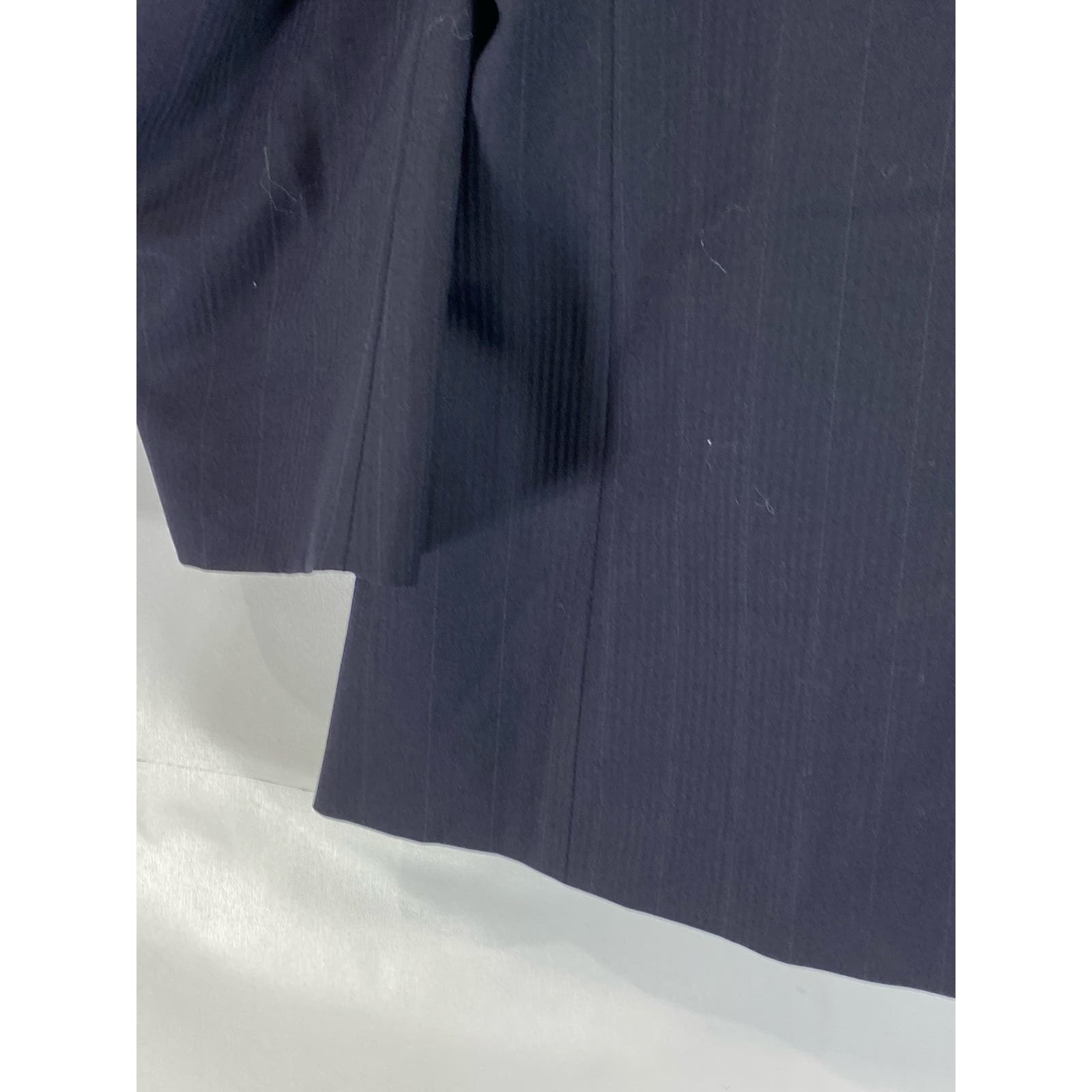 HALSTON Today's Man Men's Navy Pure Wool Vintage Two-Button Blazer SZ 40R