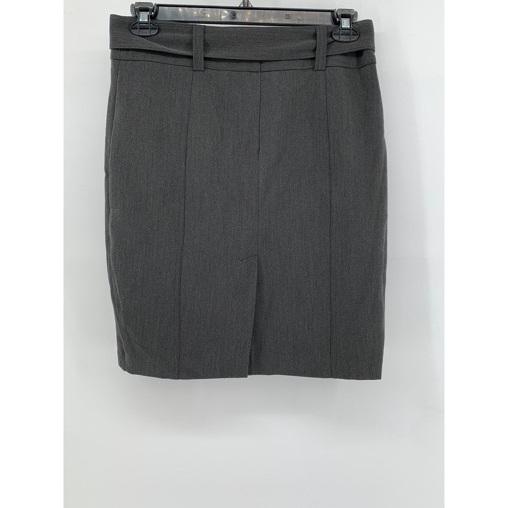 STAR CITY Juniors' Grey Office Chic Tight Mini Skirt SZ 7