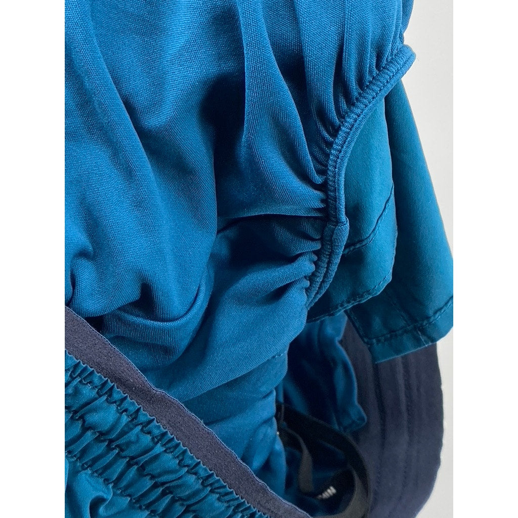 NIKE Women's Dark Blue Drawstring Dri-Fit Running Shorts SZ S
