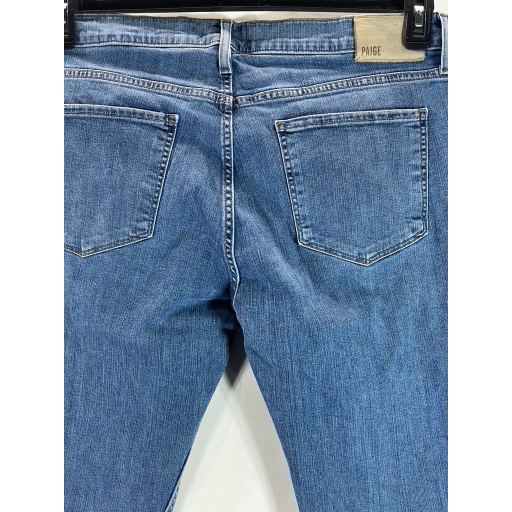 PAIGE Men's Holmes Blue Federal Slim Straight Five-Pocket Denim Jeans SZ 34