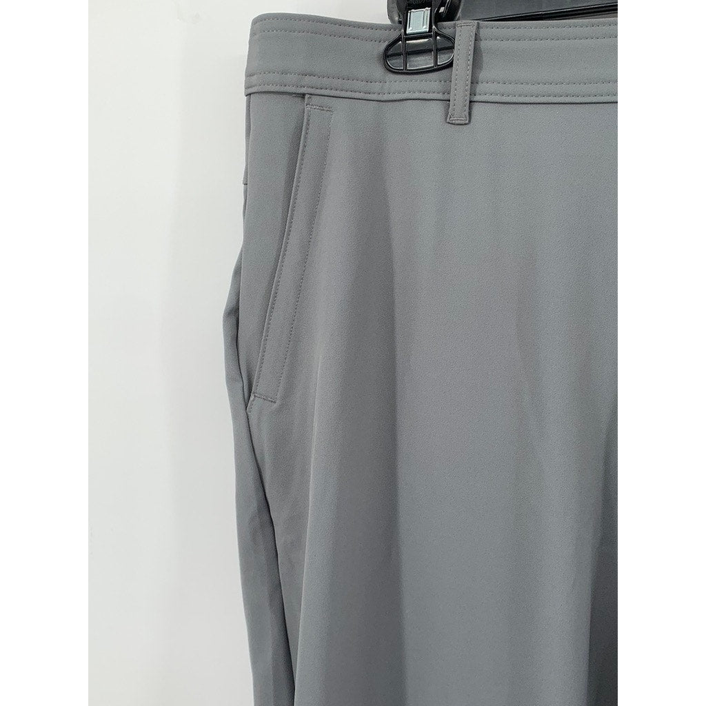 HURLEY Men's Gray 5-Pocket Hybrid Stretch Straight Leg Pant SZ 38X32