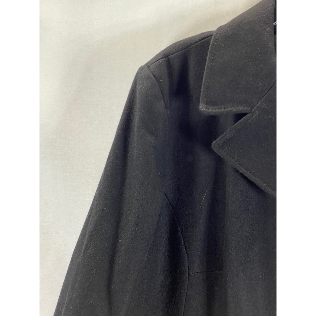 FORECARSTER OF BOSTON Women's Plus Black Wool-Blend Single Breasted Coat SZ 20W