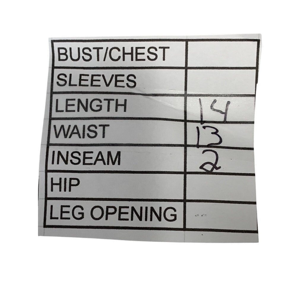 ANWND Women's Dark Pink Regular-Fit Denim Four-Pocket Shorts SZ M