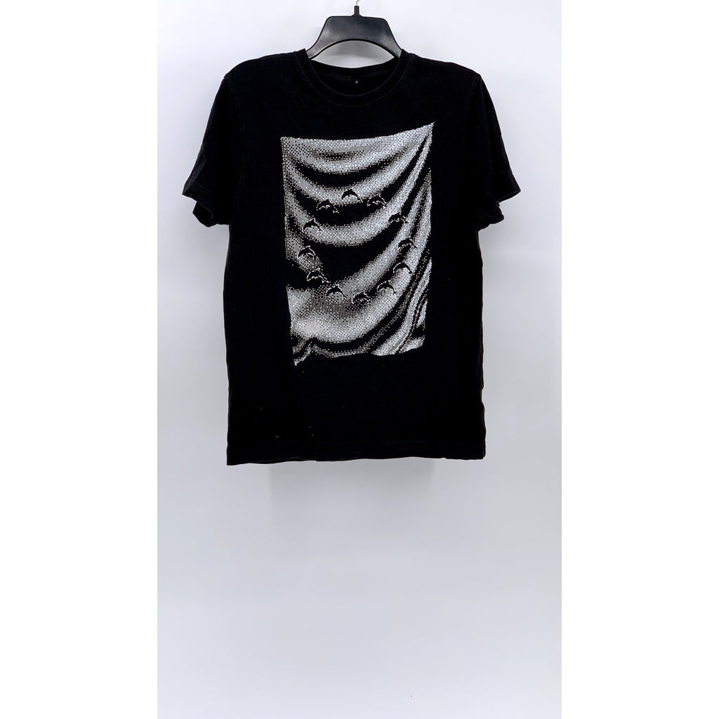 UNBRANDED Men's Graphic Crewneck Short Sleeve T-Shirt SZ S