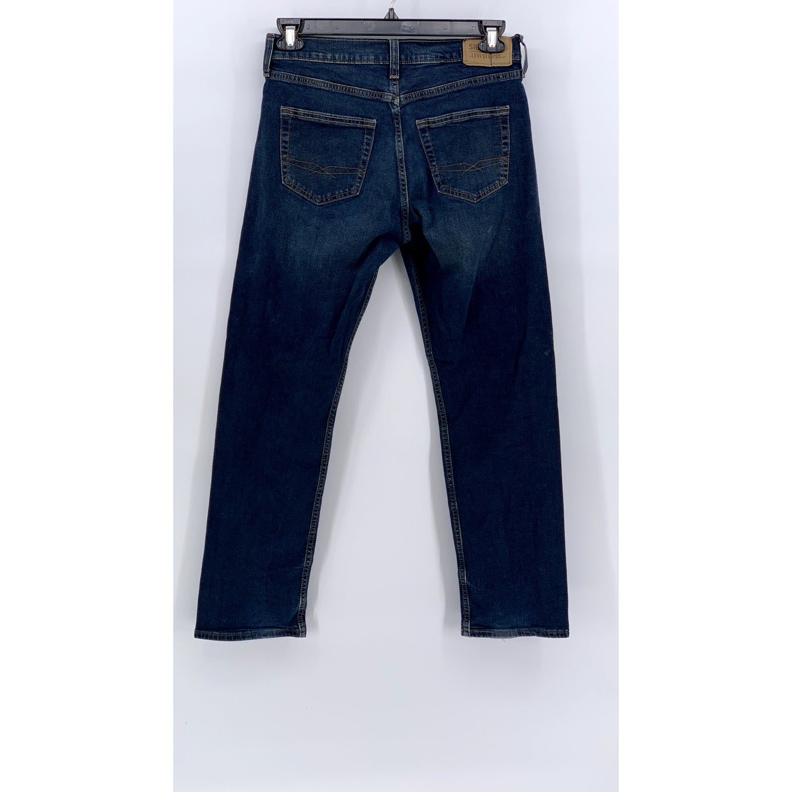 SIGNATURE By Levi’s Strauss & Co Men’s Blue Denim Straight Jeans SZ 30x30