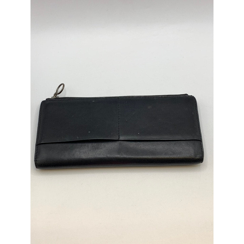 KARA BAGS Women's Black Leather Wallet Bag SZ OS