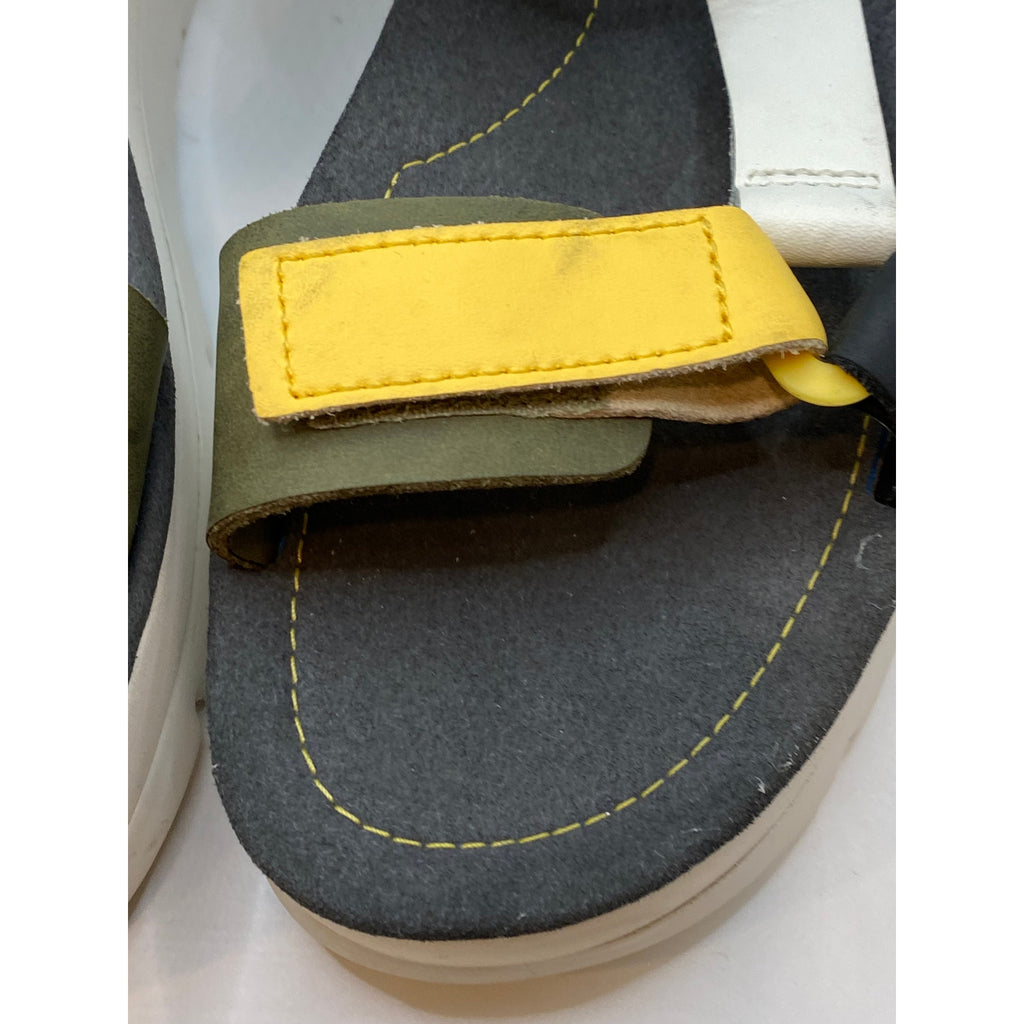 CAMPER Women's Yellow Leather Oruga Up Platform Wedge Sandals SZ 39(US8.5)