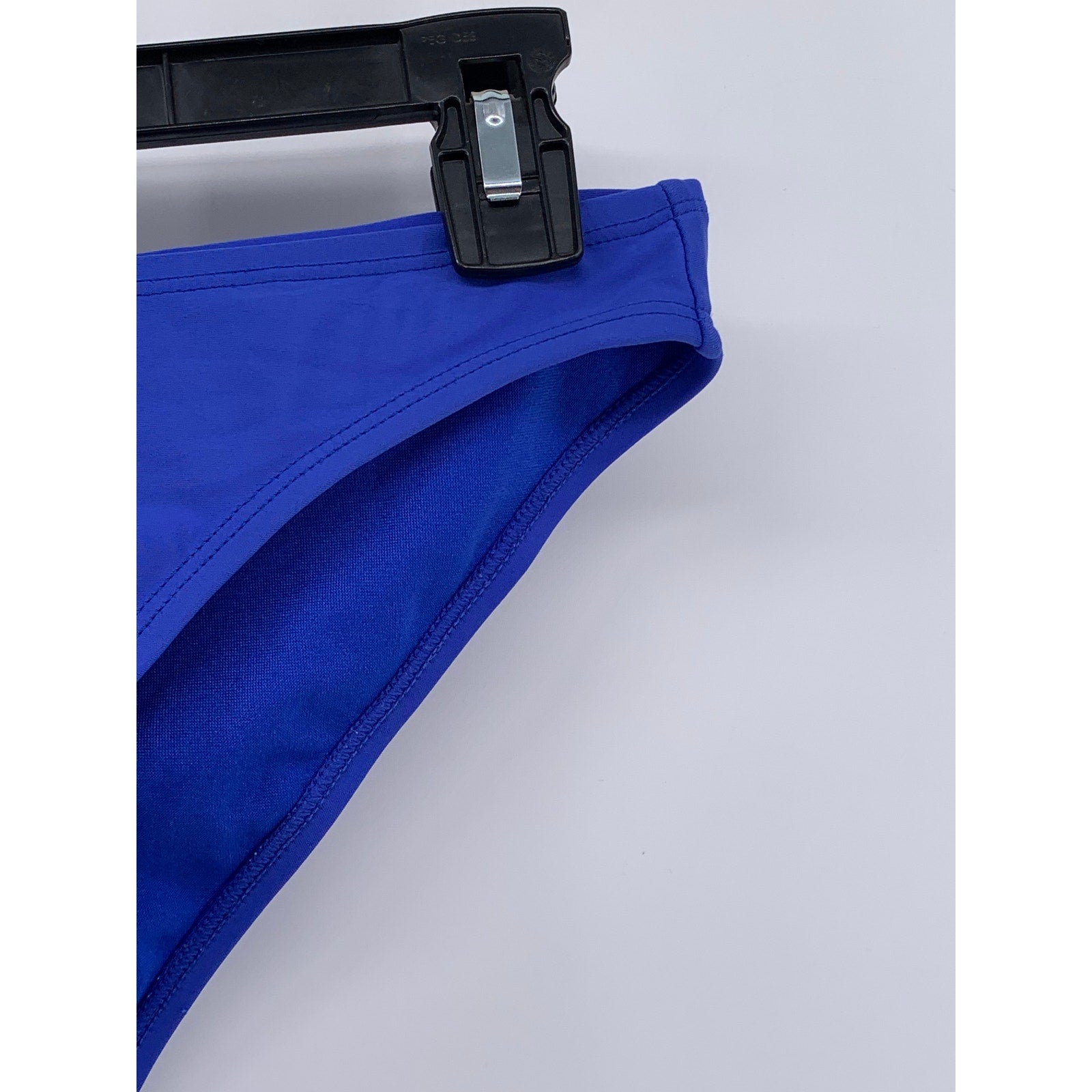 XHILARATION Women's Royal Blue Ruched Pull-On Cheeky Swim Bottoms SZ M