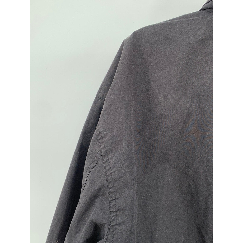 TRI-MOUNTAIN Men's Black Vintage Zip-Up Racing Logo Jacket SZ XL