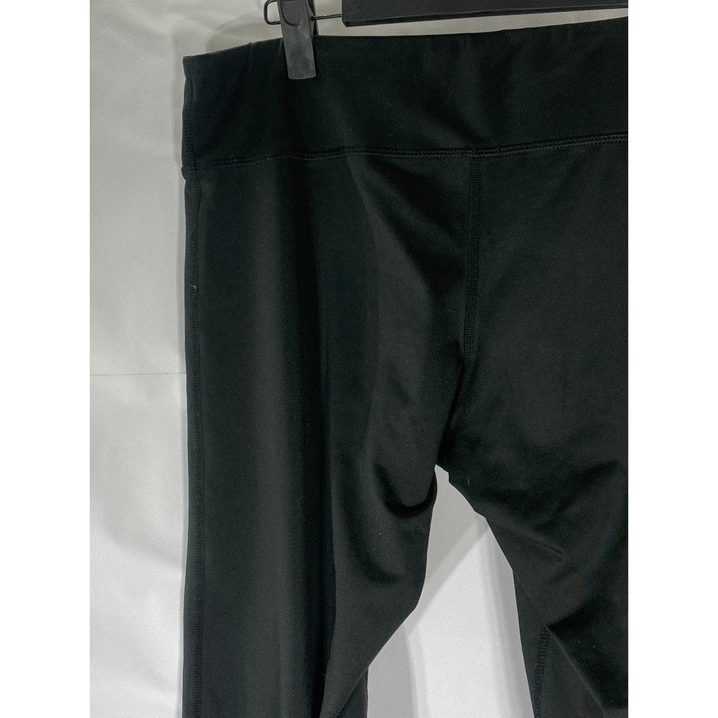 ADIDAS Women's Black Solid Climalite Stretch Leggings SZ L