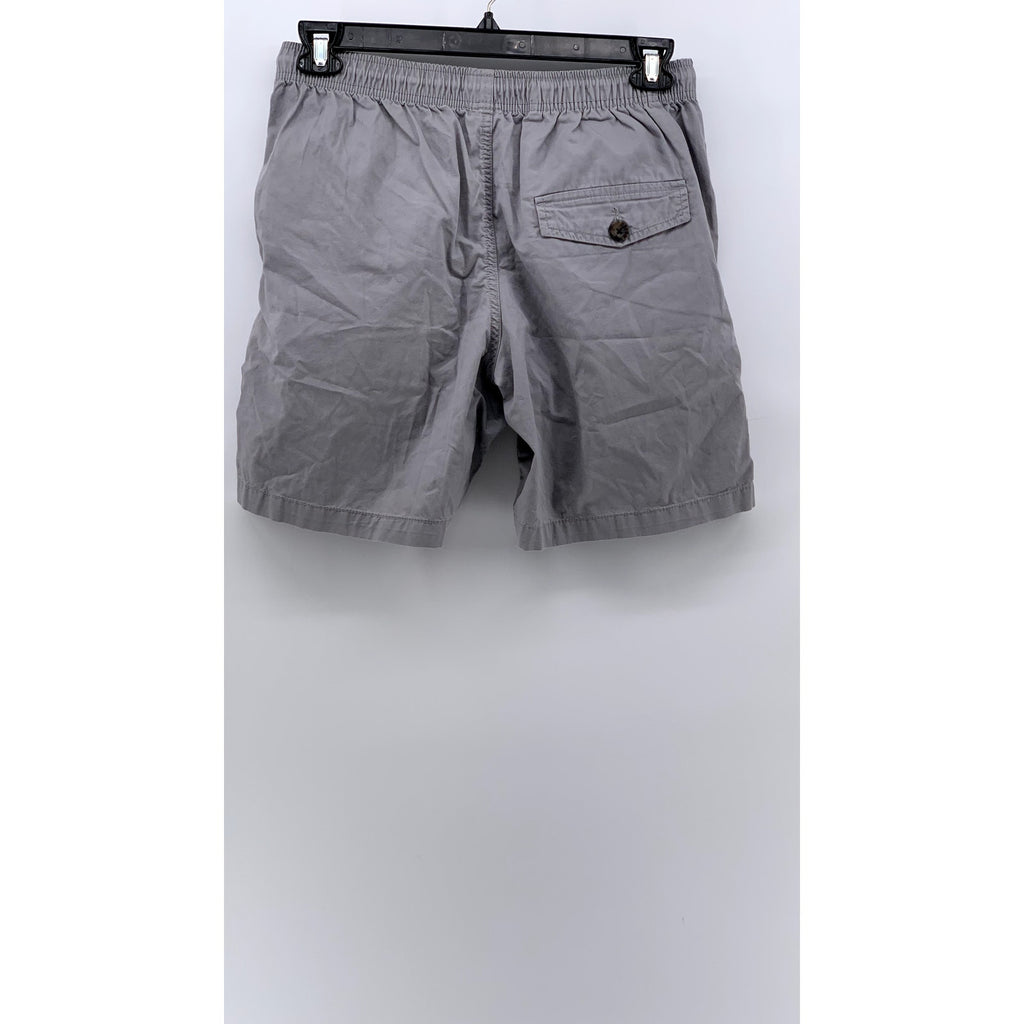 BASIC EDITIONS Women's Vintage Gray Drawstring Casual Shorts SZ M
