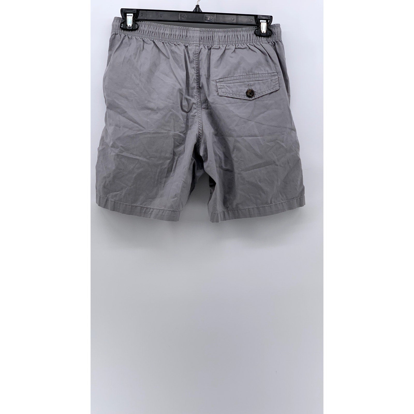 BASIC EDITIONS Women's Vintage Gray Drawstring Casual Shorts SZ M