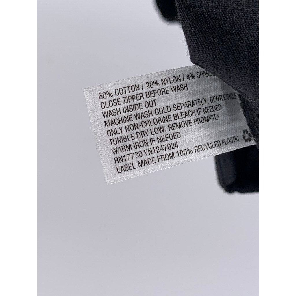 GOODFELLOW & CO Men's Black Linen 9" Flat Front Tech Casual Shorts SZ 28