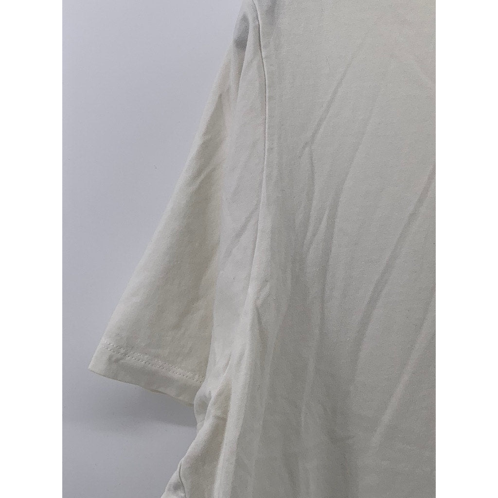 UNIQLO Men's White RF Short Sleeve Pocket Graphic T-Shirt SZ L