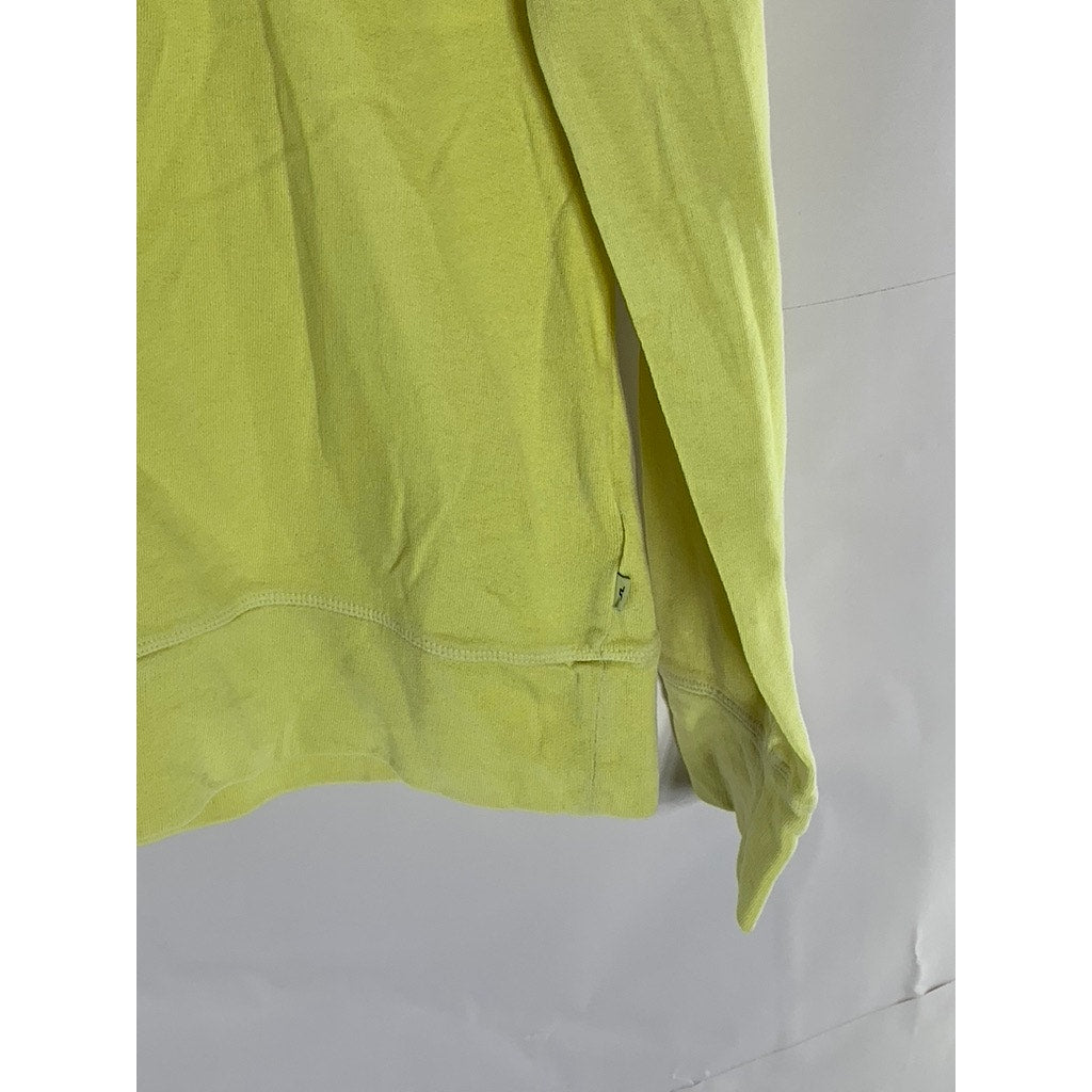 J. LINDEBERG Men's Yellow Crewneck Immo Long Sleeve Summer Sweatshirt SZ S