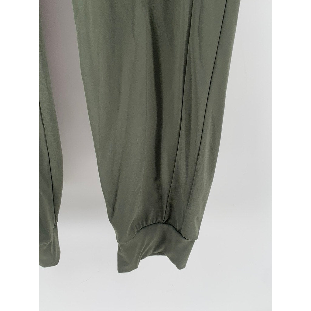 G-FORM Women's Olive Green Drawstring Jogger Pants SZ XL