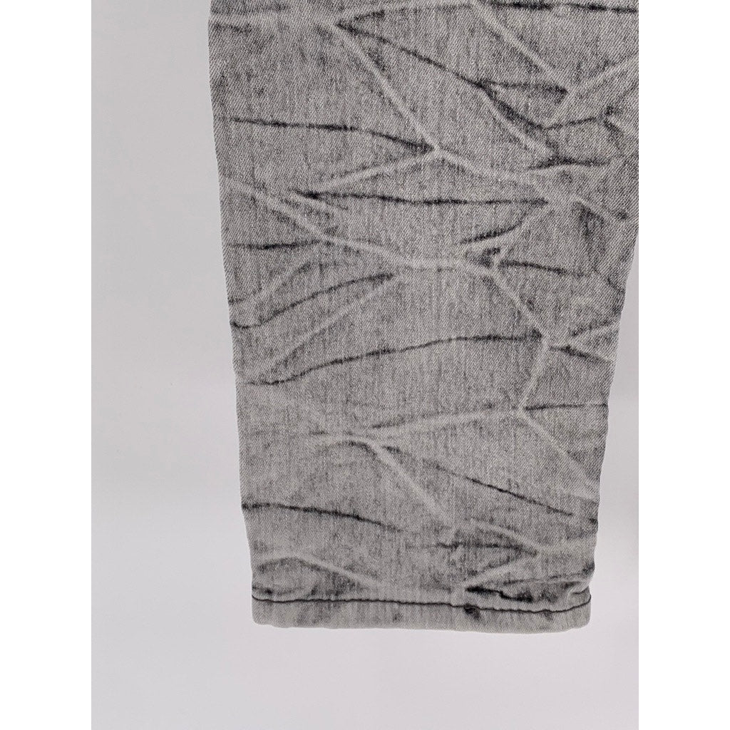 SOUTHPOLE Men's Gray Dyed Textured Denim Skinny Jeans SZ 30X30