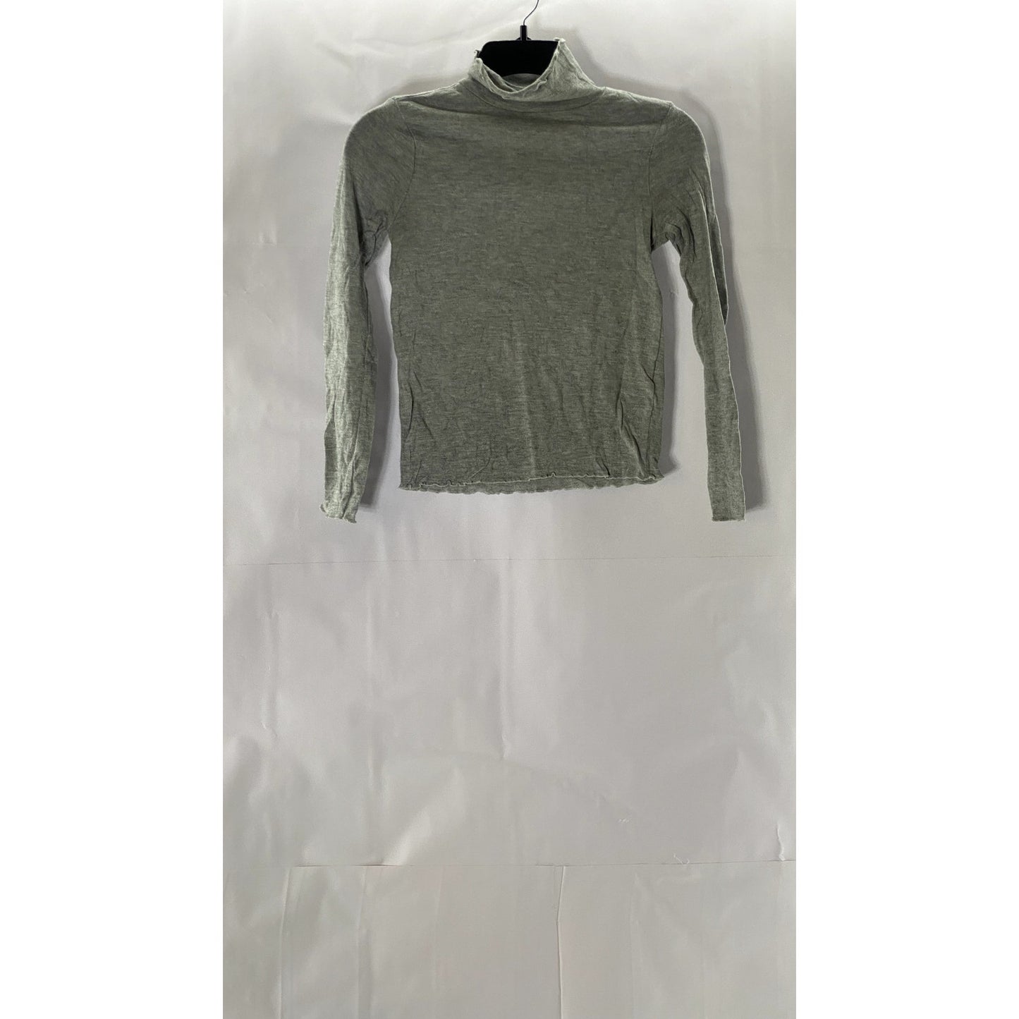 KOTON Women's Gray Lightweight Long Sleeve Turtleneck Top SZ S