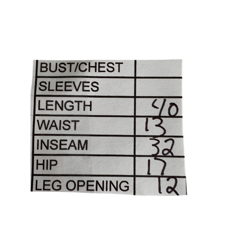 LEG AVENUE Women’s Black-Multicolor Paisley Retro Flare Pants SZ M/L