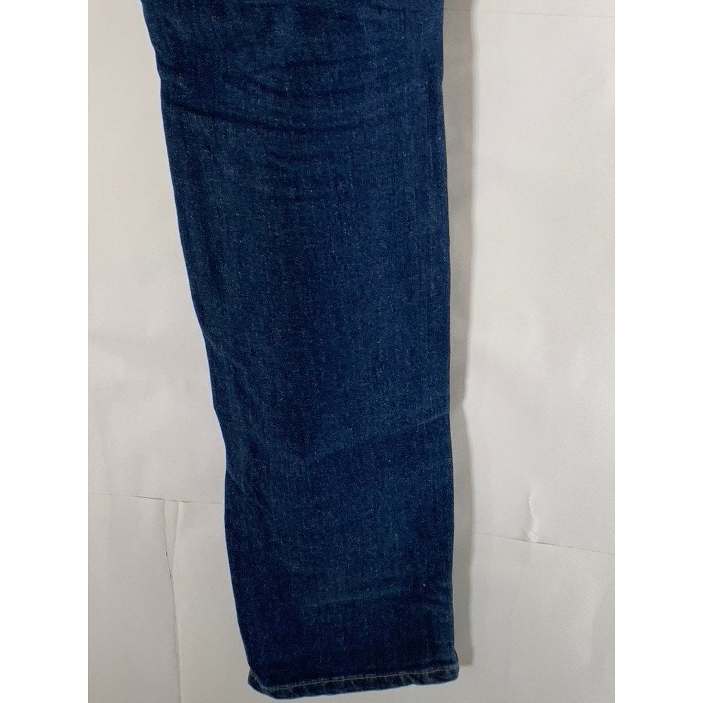R.M. WILLIAMS Men's Dark Blue Straight-Leg Denim Five-Pocket Jeans SZ 30X34