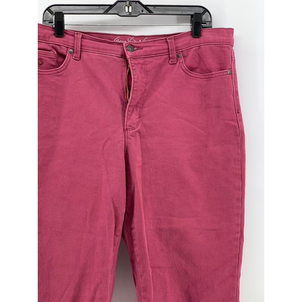 GLORIA VANDERBILT Women's Denim All Around Slimming Effect Capri SZ 14
