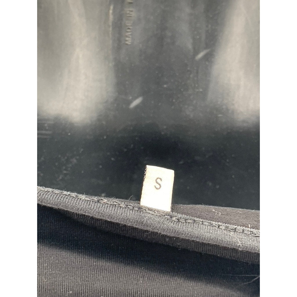 UNBRANDED Women's Black Faux-Fur Cropped Tank Top SZ S