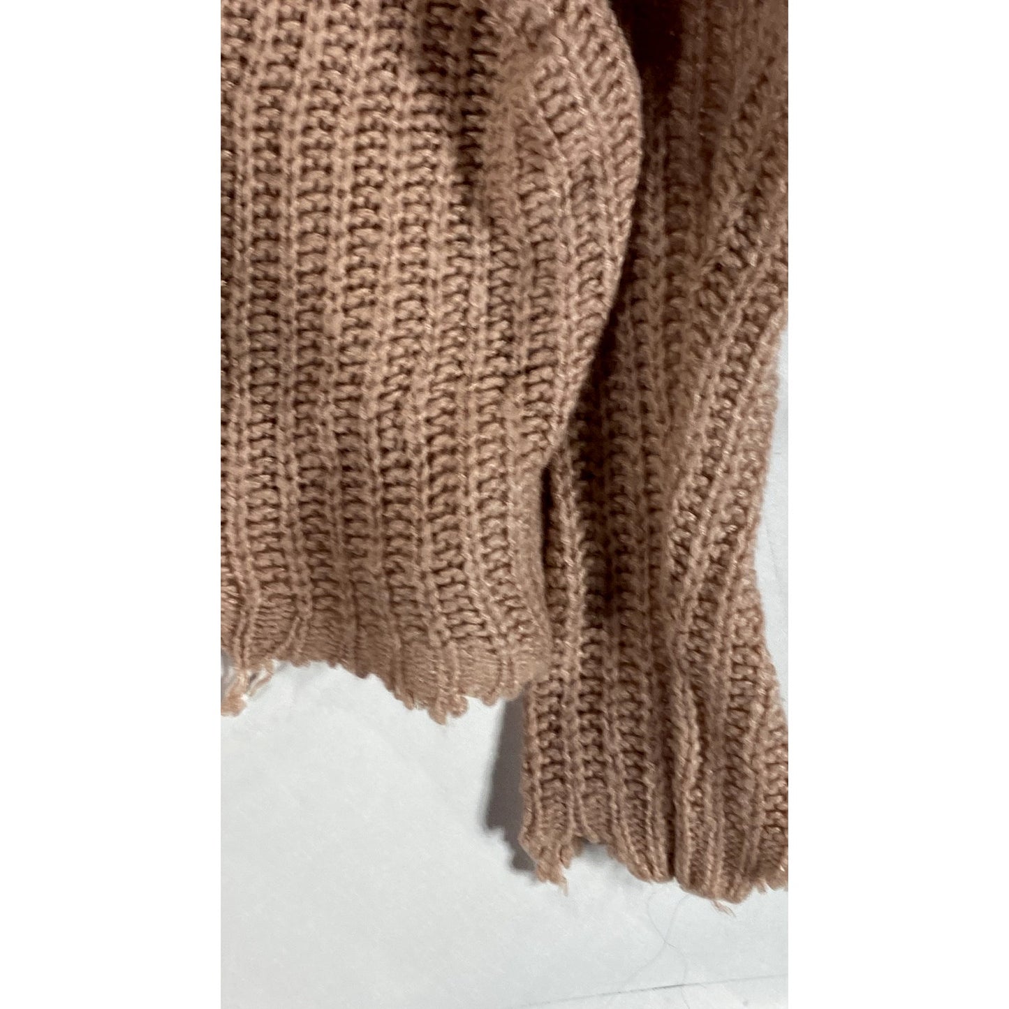 FATE Women's Brown Knit Pullover Sweater SZ S