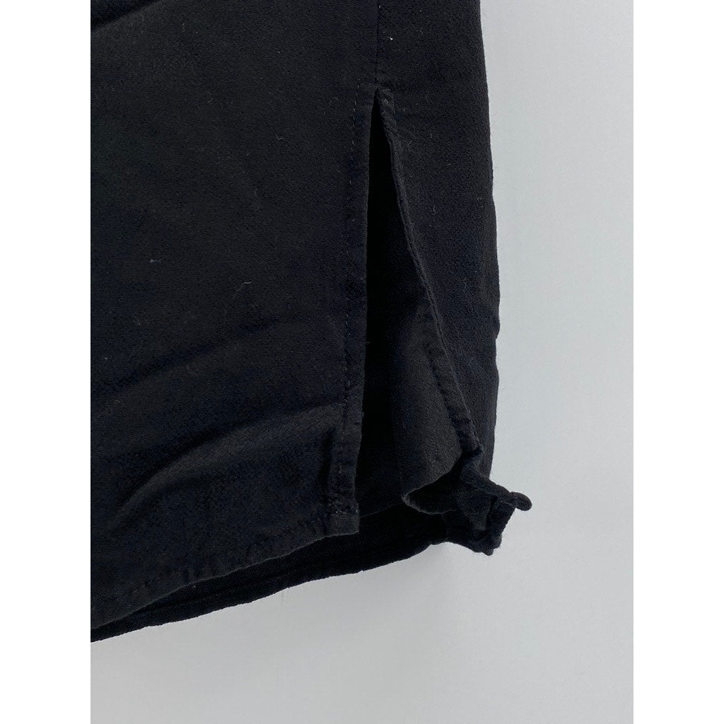 SUNDAY BEST Women's Black Solid Tatianna Side-Slit Mini Skirt SZ 4