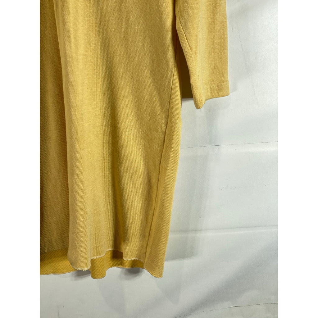 BALLOON PARIS VINTAGE Women's Mustard Collared Long Sleeve Dress SZ 1