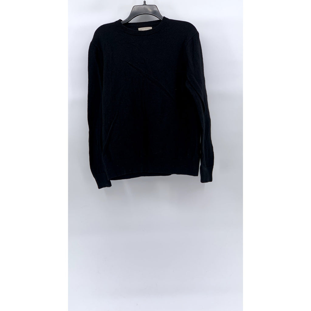 EVERLANE Women’s Black Classic Crewneck Cashmere Pullover Sweater SZ M