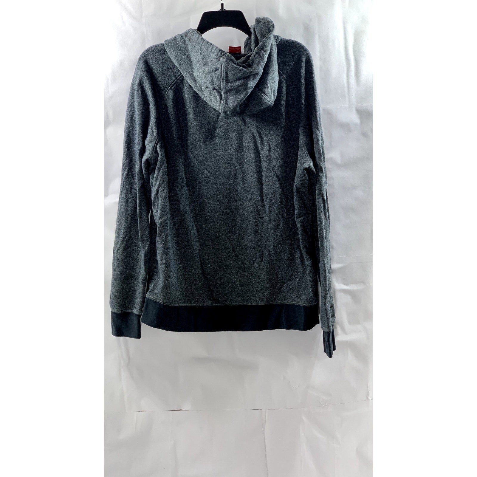 NIKE Men's Blue-Gray Marled Hooded Zip-Up Sweater SZ XL